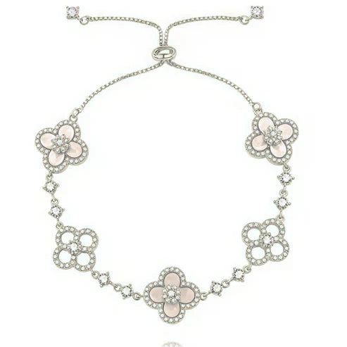 Bracelet Trèfle Sakura Élégante