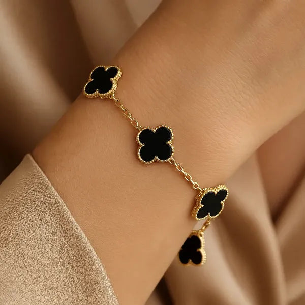 Bracelet Trefle Elegance Symbolique