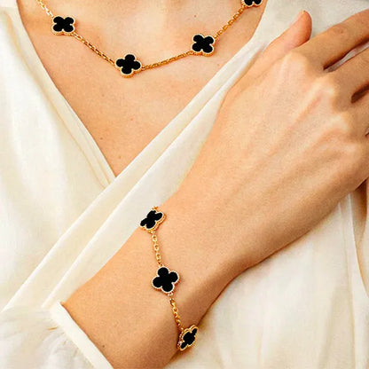 Bracelet Trefle Elegance Symbolique
