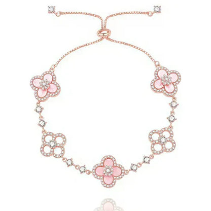 Bracelet Trèfle Sakura Élégante