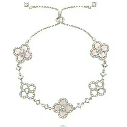 Bracelet Trèfle Sakura Élégante